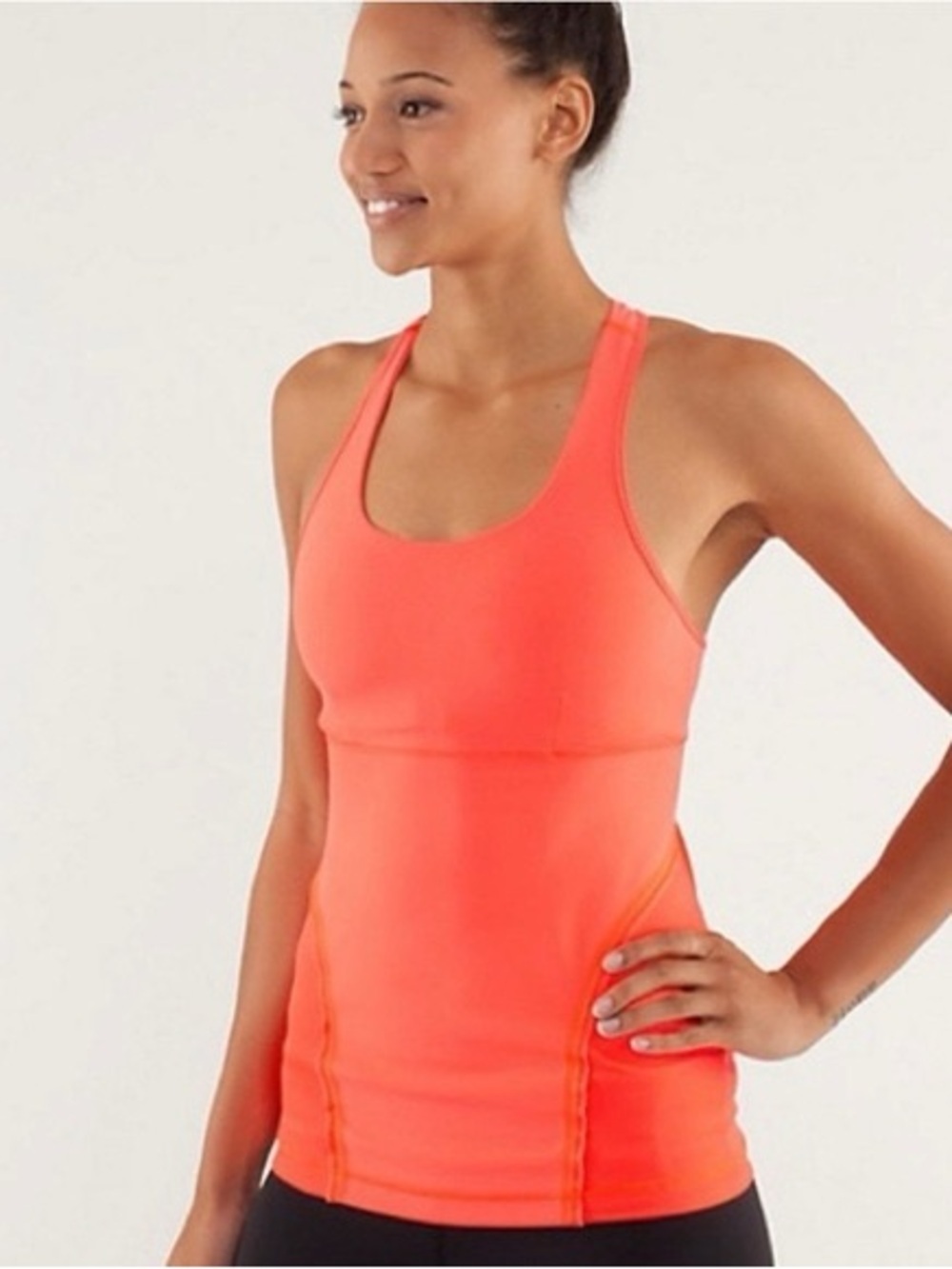 Lululemon Power Up Tank Top - Coral